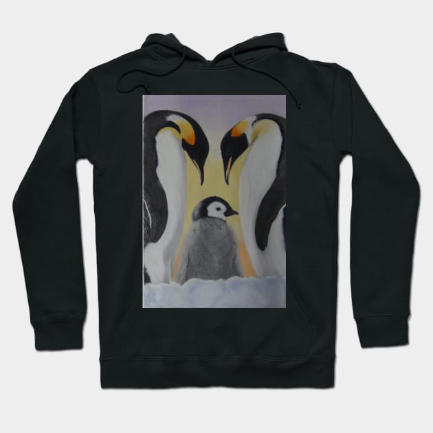 Penguin Family Hoodie by angipangi7